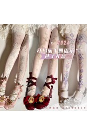 Red Maria 14th Anniversary Iris Print Tights Set(Limited Pre-Order)